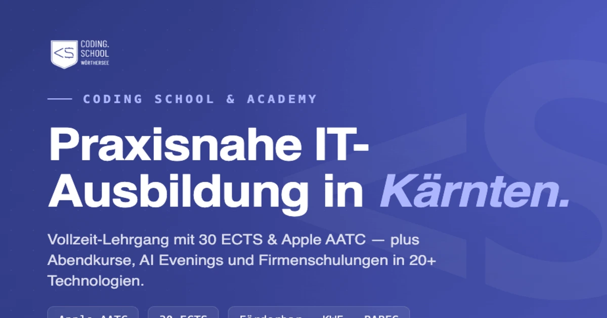 CSAW – Coding School & Academy Wörthersee | Kärnten